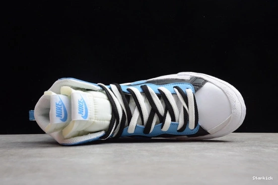 BLUE UNIVERSITY BLAZER NIKE SACAI MID BV0072-001 X 0326